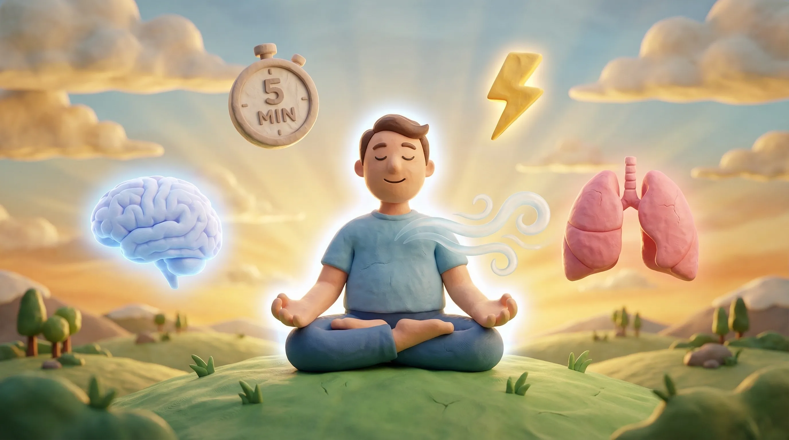 Breathing Exercises for Stress and Focus: Cyclic Sighing That Works in 5 Minutes